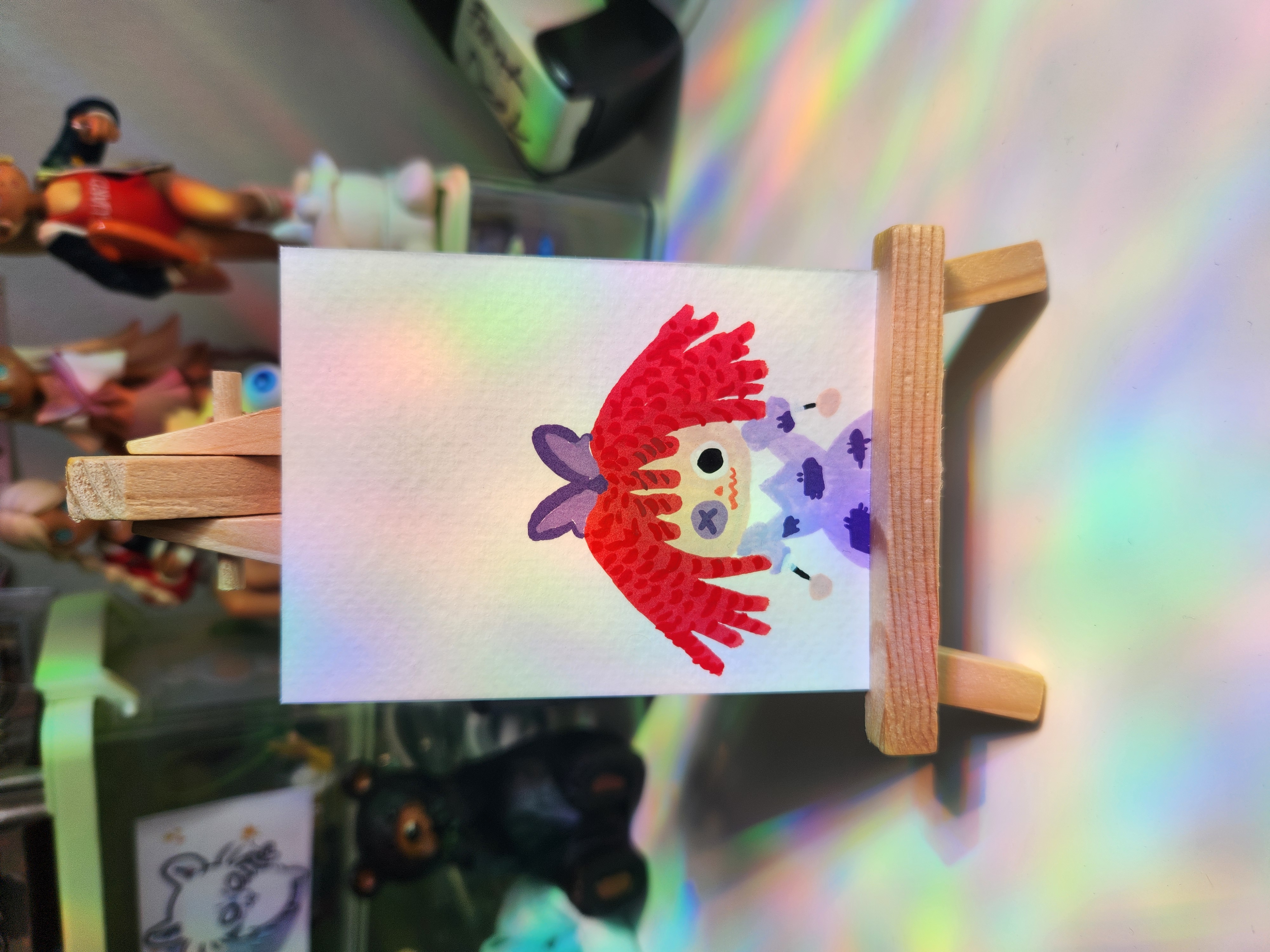 Tiny Ragatha aceo art card