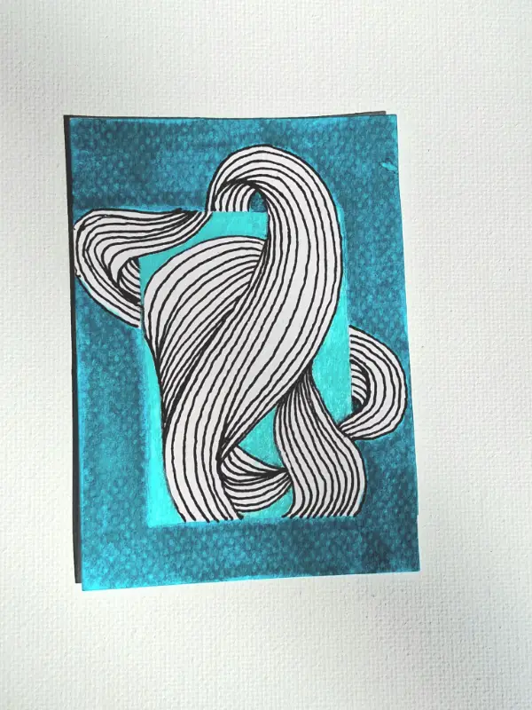 Intertwined #1 aceo art card