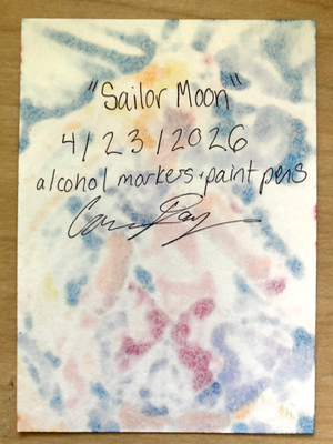 Sailor Moon aceo art card thumbnail 2