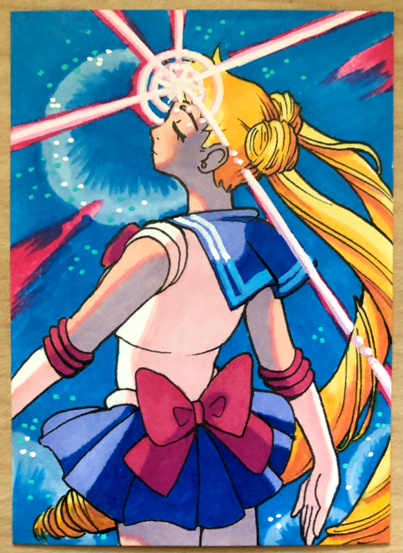 Sailor Moon aceo art card