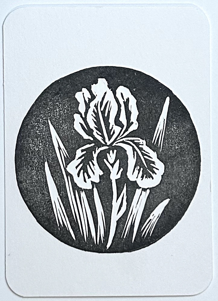 Iris 5 aceo art card