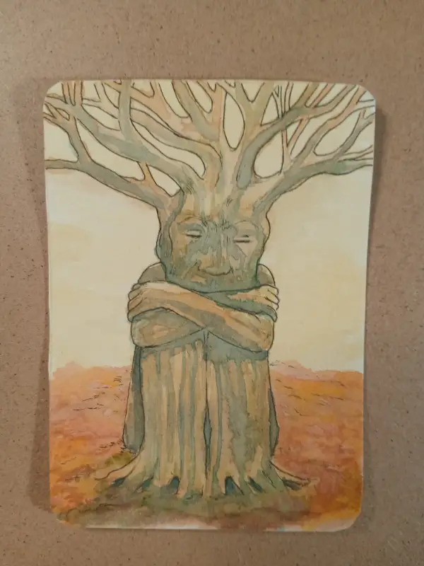 Autumn Spirit Forest Sprite Card 7 of 9 aceo art card