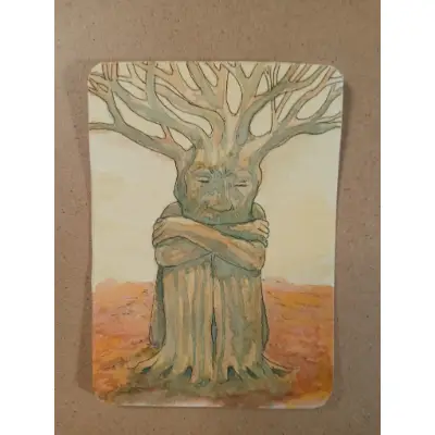 Autumn Spirit Forest Sprite Card 7 of 9 aceo art card thumbnail 1