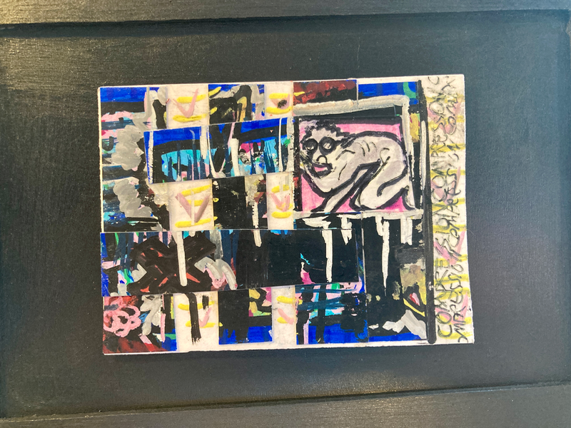 Compression aceo art card