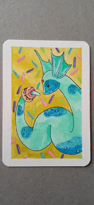 Draconian Sweets 1 of 3 aceo art card