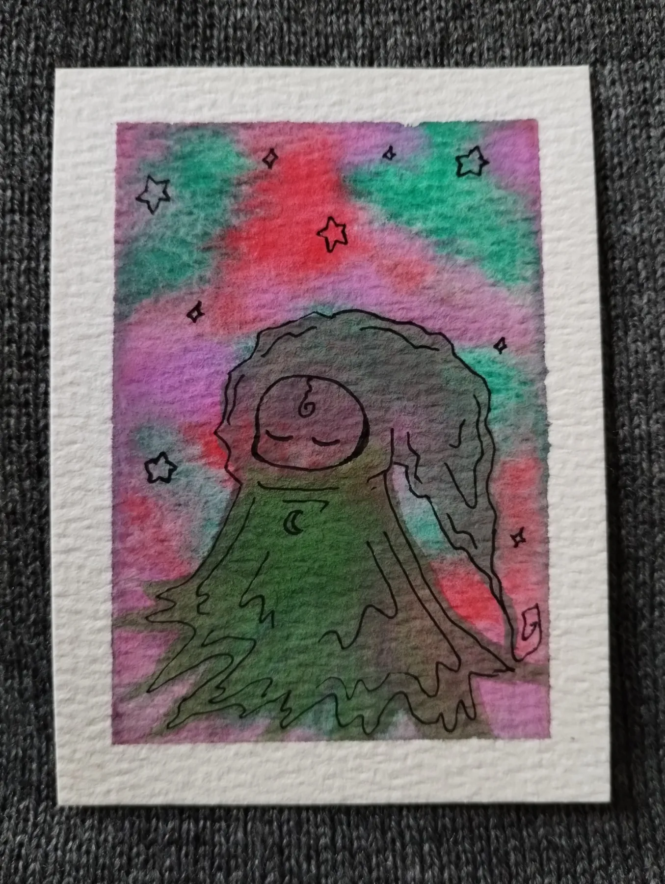Sleep Spirit aceo art card