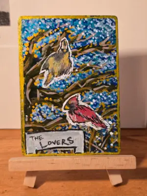 The lovers aceo art card thumbnail 1