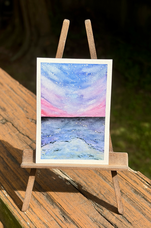 Twilight Tide aceo art card
