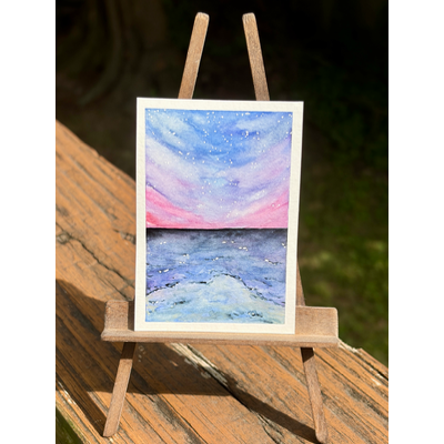 Twilight Tide aceo art card thumbnail 1