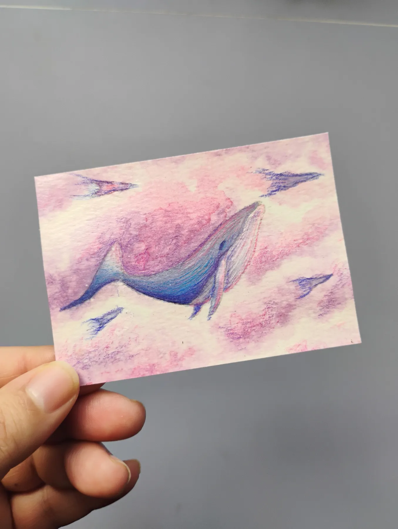 Singing Heavens aceo art card