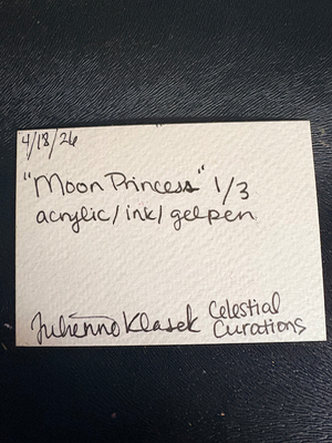 Moon Princess 1/3 edition Sailor Moon Anime aceo art card thumbnail 2