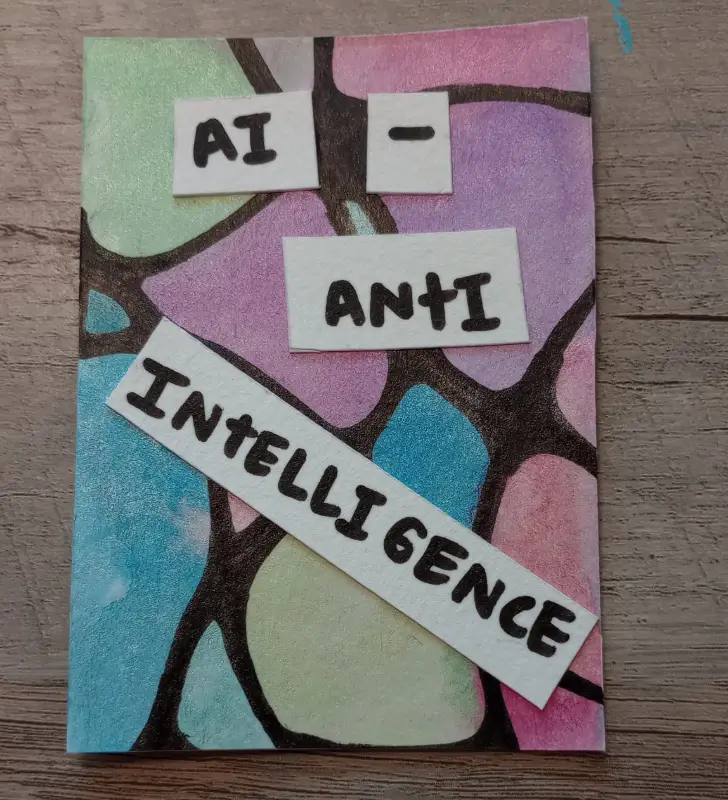 Anti Intelligence aceo art card