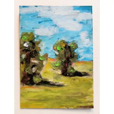 Fairgrounds pt2 aceo art card thumbnail 1