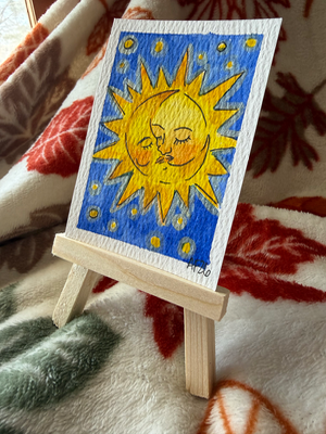 The Lovers aceo art card thumbnail 2