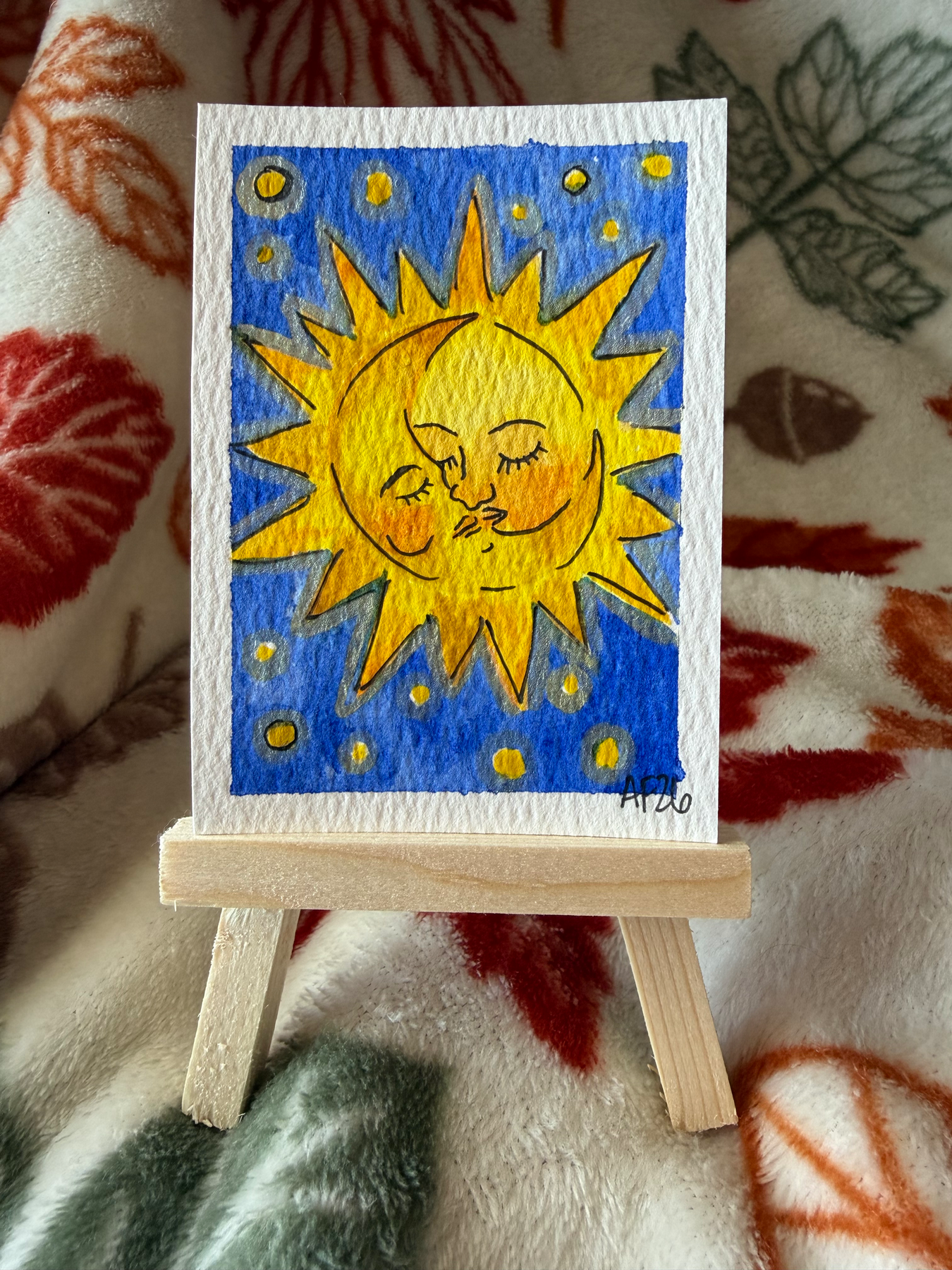The Lovers aceo art card