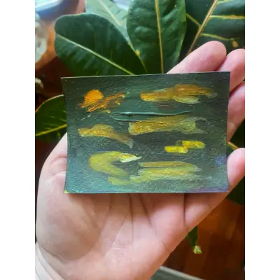 Abstract No. 1 aceo art card thumbnail 2