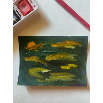 Abstract No. 1 aceo art card thumbnail 1