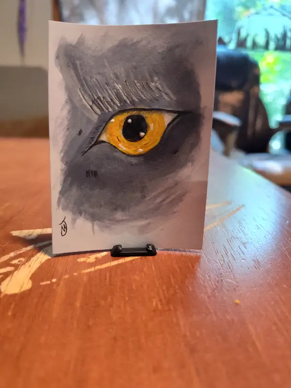 Gaze of the Werewolf aceo art card