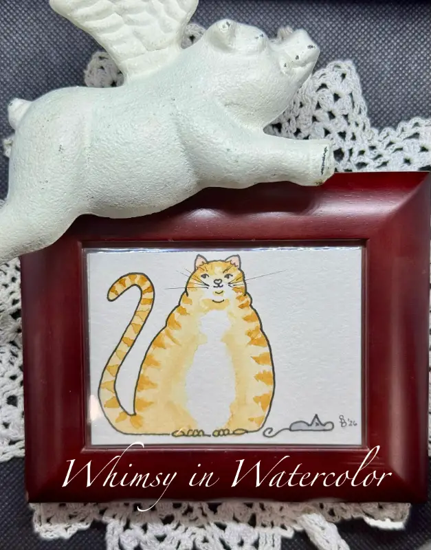 Work Hard aceo art card