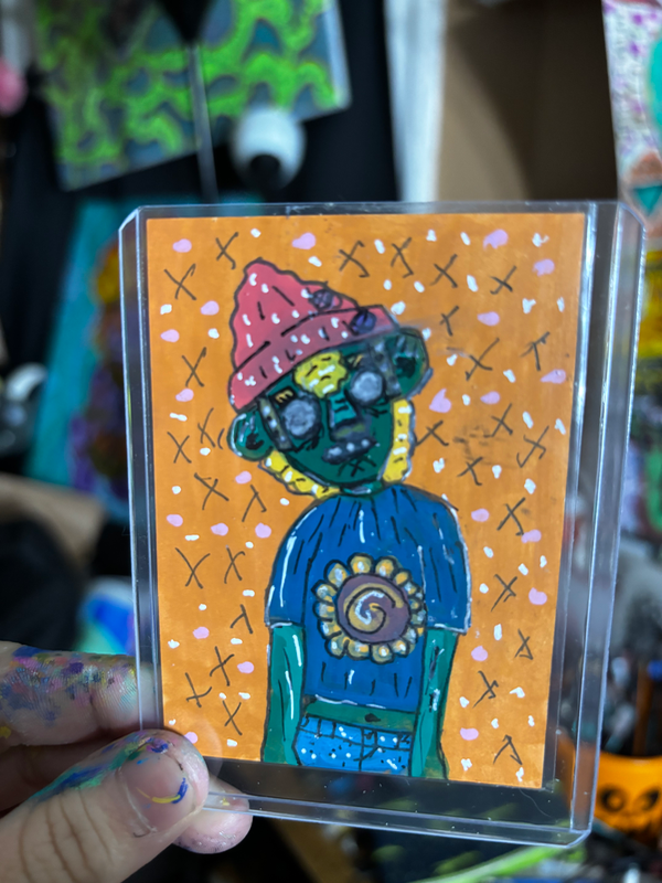 Sunflower Kid aceo art card