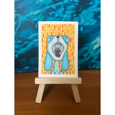 Yappy aceo art card thumbnail 1