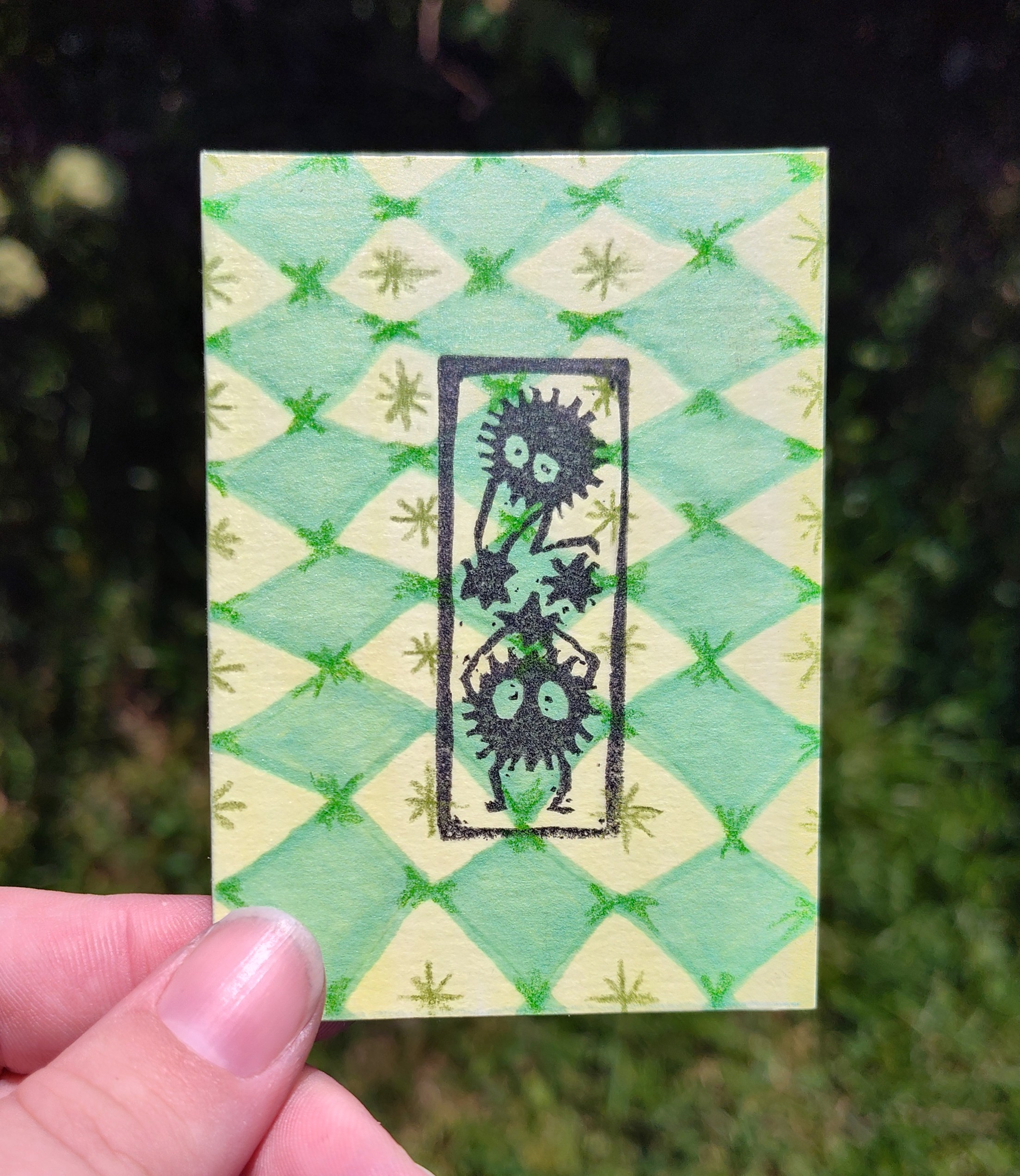 Soot Sprites Stamp aceo art card