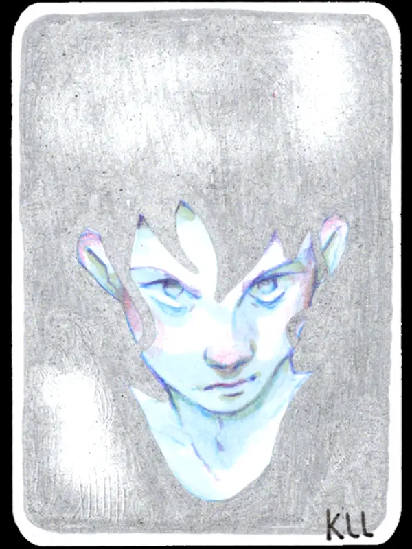 chrome -- ACEO 8 aceo art card