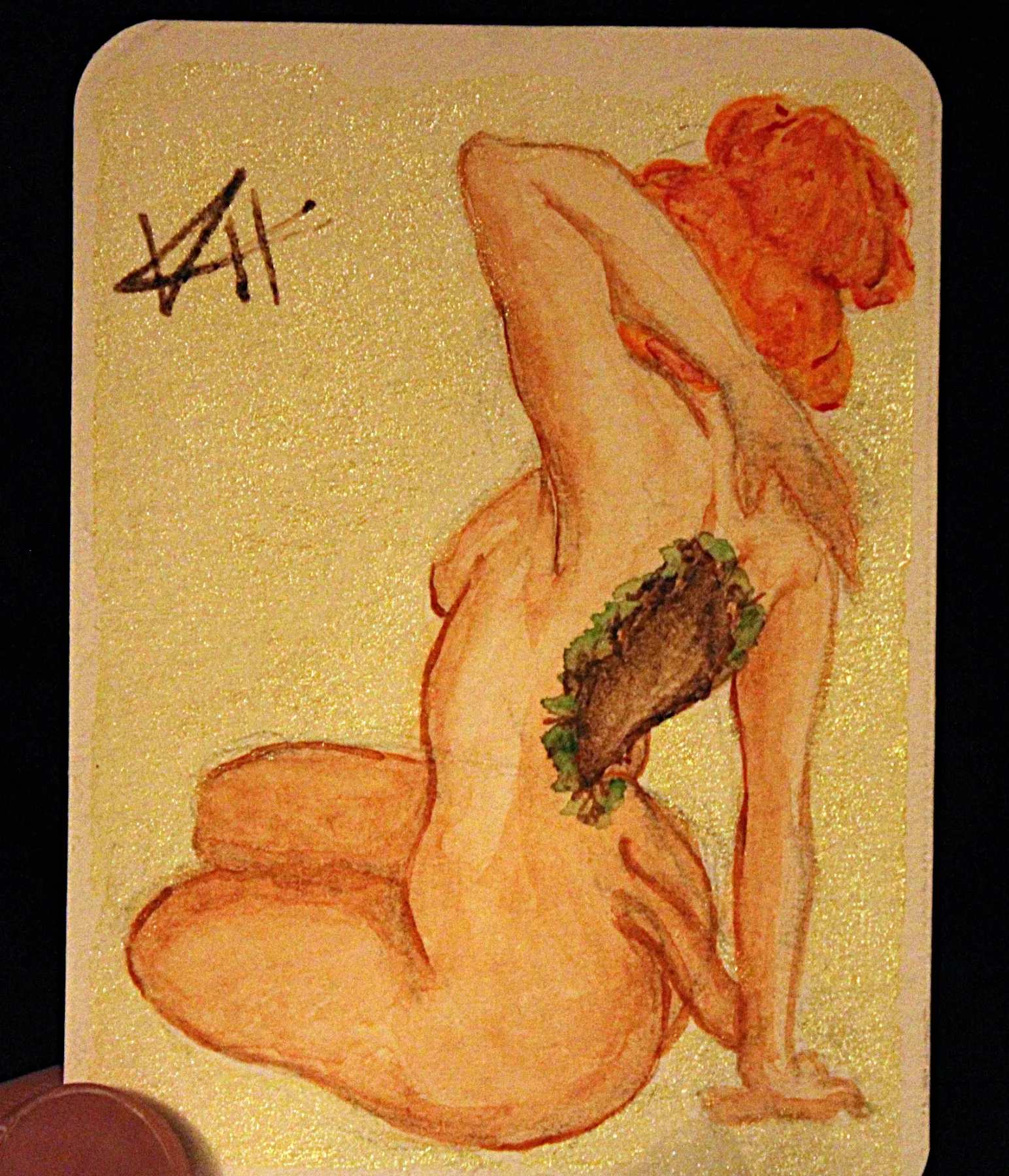 Becoming Huldra aceo art card