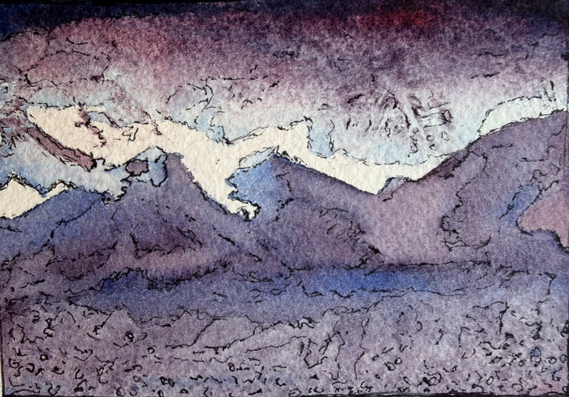 Twilight Dreams aceo art card