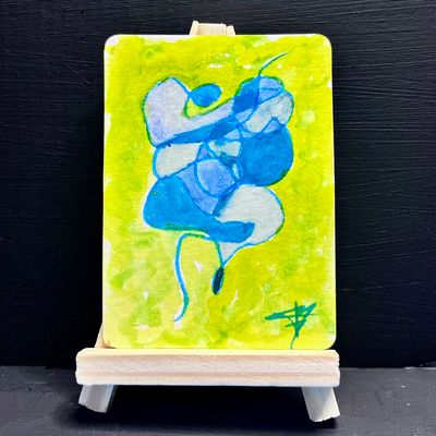 Abstract Heart ACEO by Jadysbel aceo art card thumbnail 1