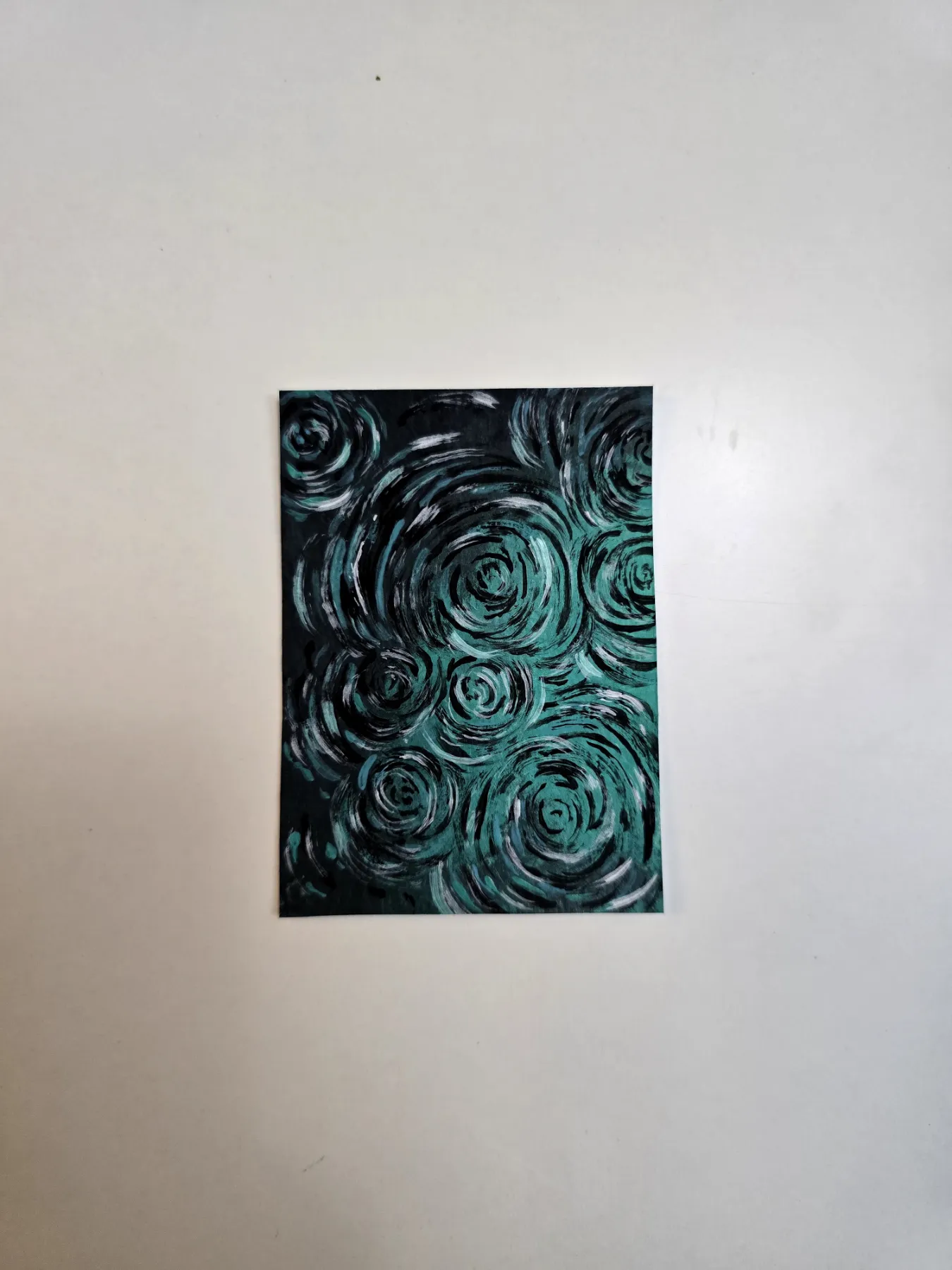 ACEO Mini Acrylic Painting Trading Card by FanceeMyPrint aceo art card