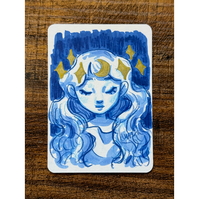Sweet Dreams aceo art card thumbnail 1