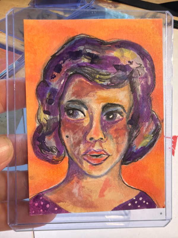Liz aceo art card