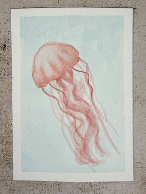 Go with the Flow aceo art card thumbnail 1