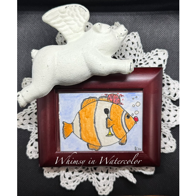Another Day, Another Dollar aceo art card thumbnail 2
