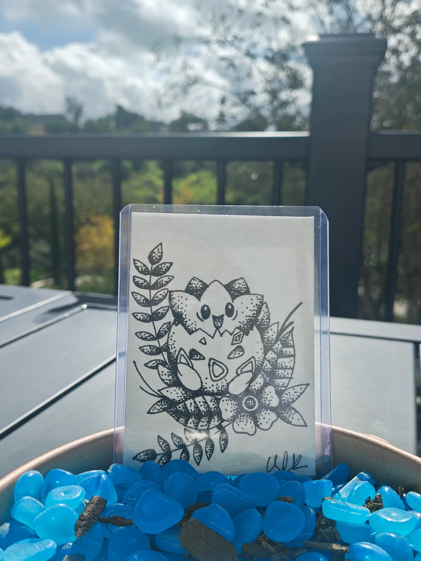 Faerie egg aceo art card