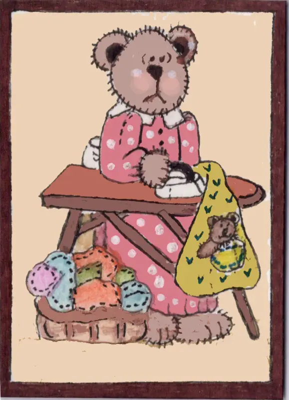 Another day in paradise aceo art card