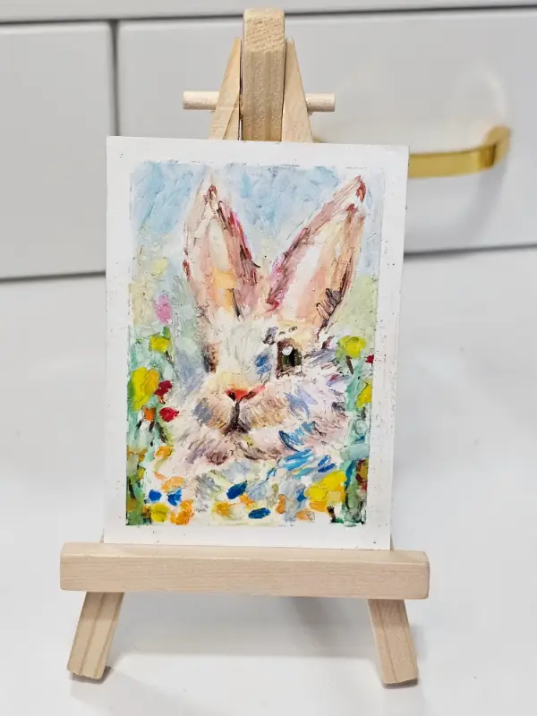 Spring aceo art card