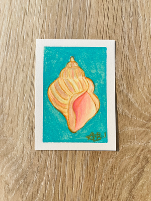 Conch aceo art card thumbnail 1