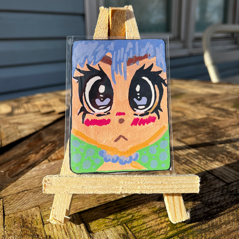 Whimsical Fairy aceo art card