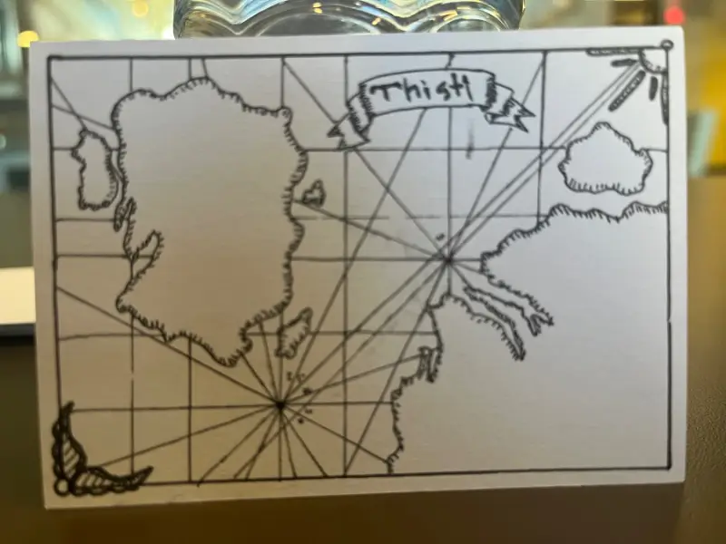 Thislte aceo art card