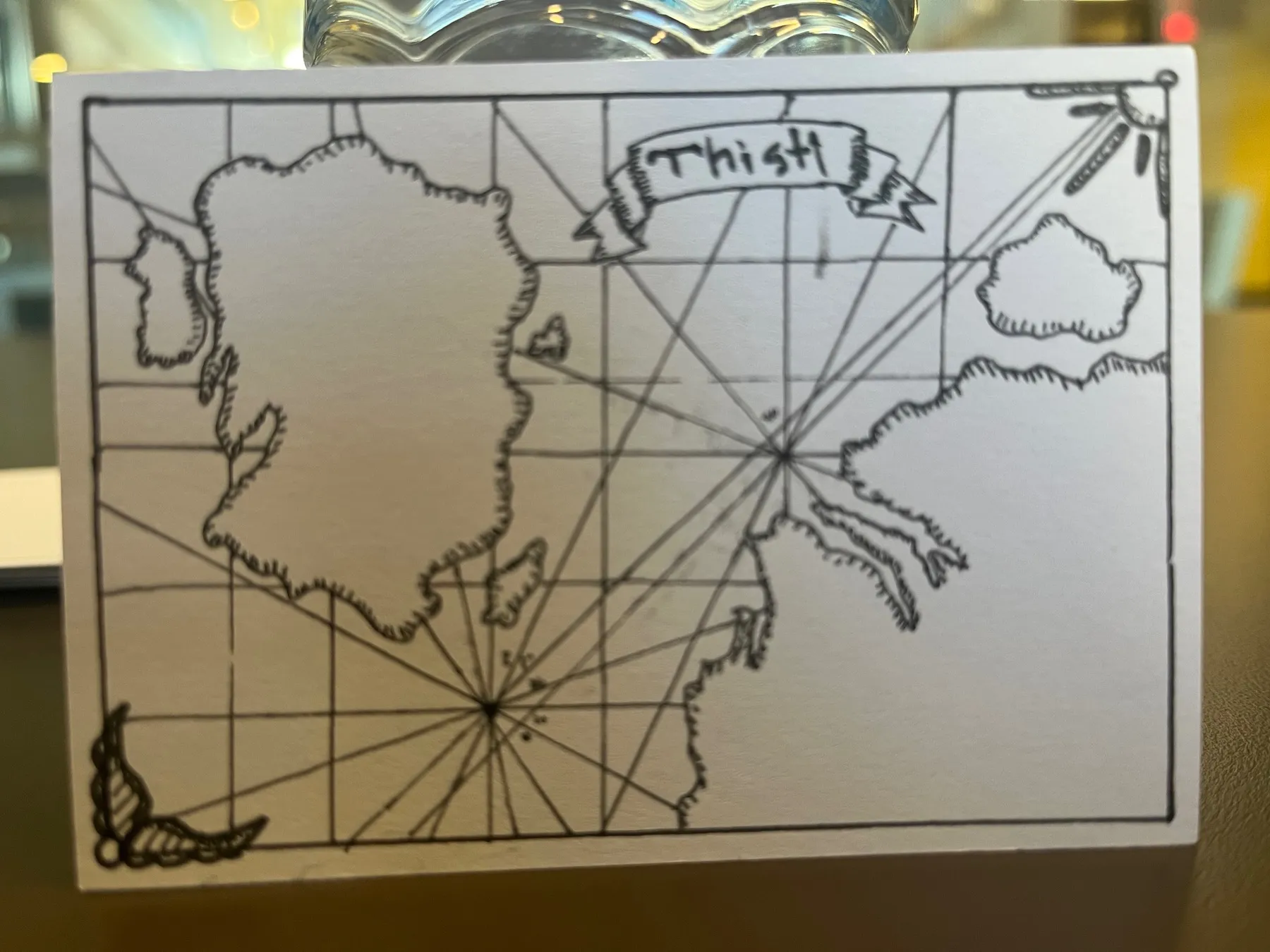 Thislte aceo art card