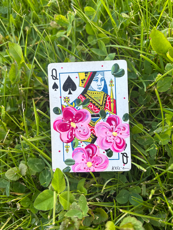 Blooming Queen 🌸 aceo art card