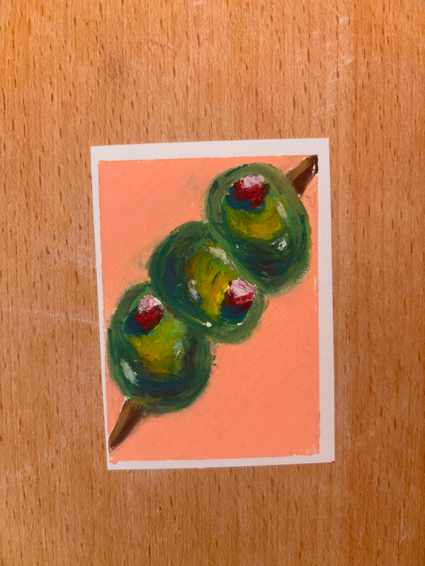 Pimento Pop aceo art card