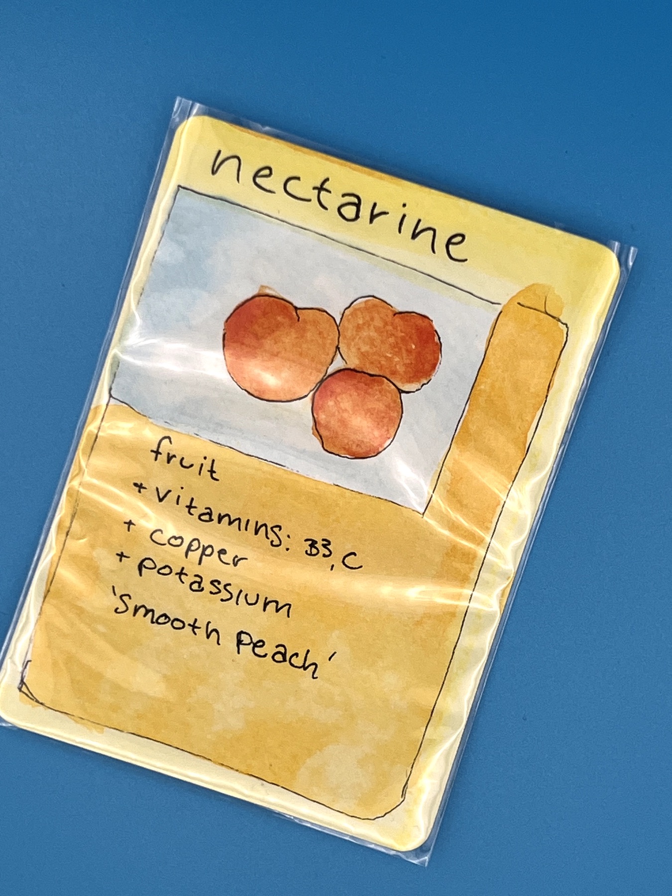 Nectarine 8/99 aceo art card