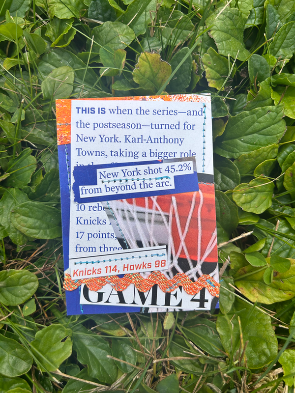 New York Game 4 aceo art card