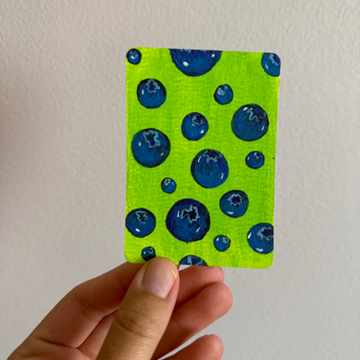 Original Berry ACEO | Summer Berries #1/3 aceo art card thumbnail 1