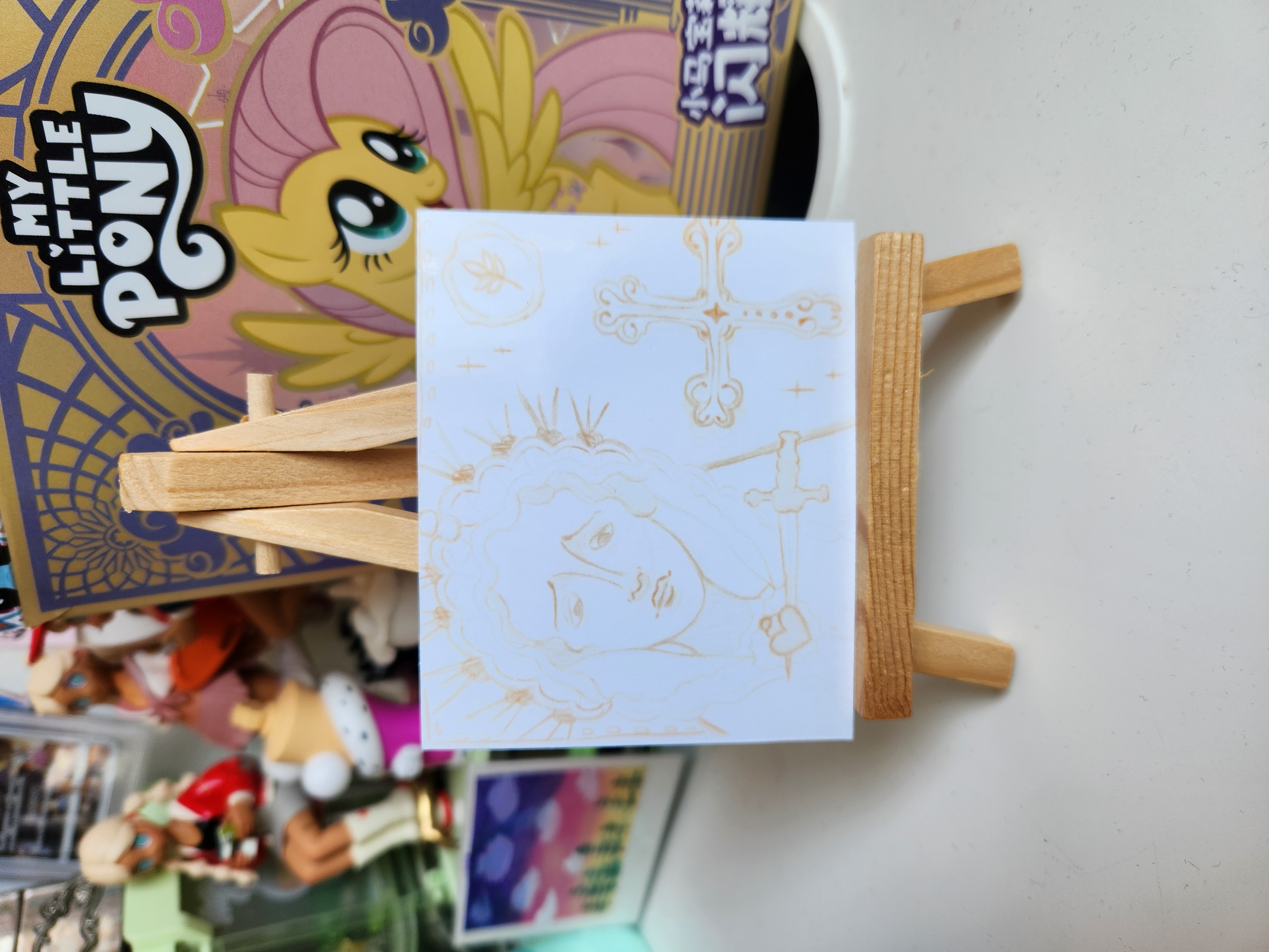Religious Guilt aceo art card thumbnail 2