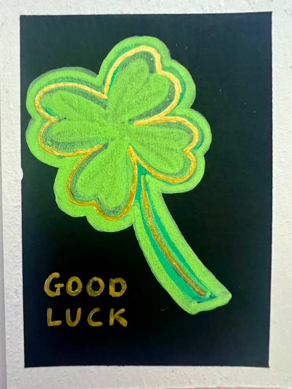 Lucky Charm aceo art card