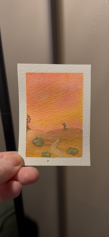 Desert Sands aceo art card